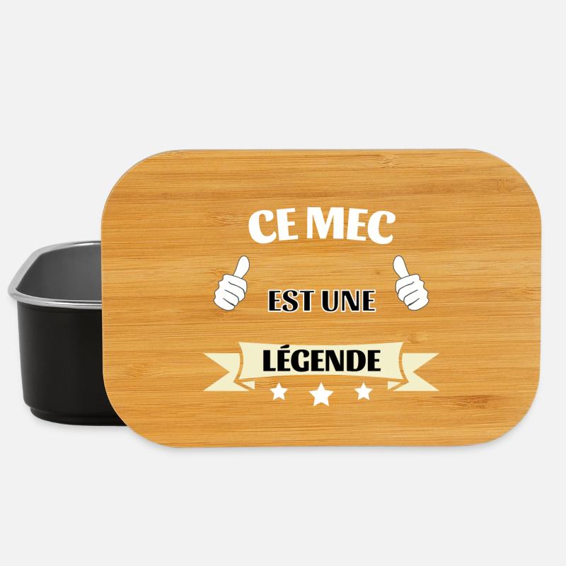 Ce mec est une légende - Boîte à goûter - noir