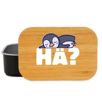 Pinguin Kälte Seevogel Spruch Tier Vogel Arktis - Lunch Box - Schwarz - Vorne
