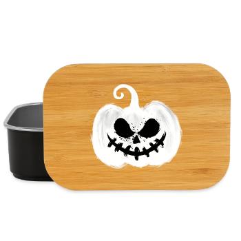 Creepy pumpkin - Lunch Box - black - Front