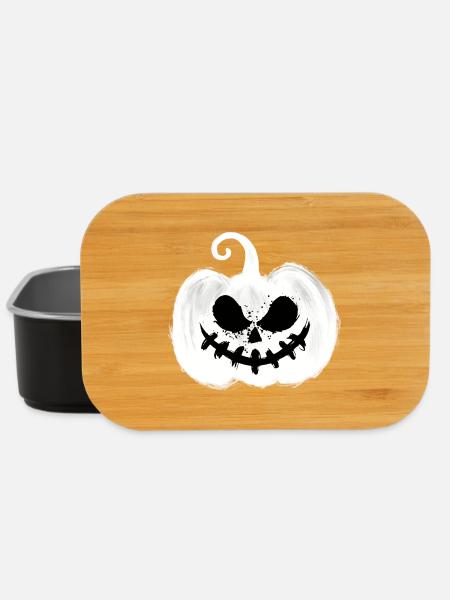 Creepy pumpkin - Lunch Box - black