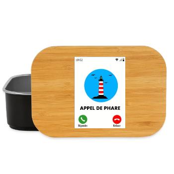 Appel de phare - Boîte à goûter - noir - Devant