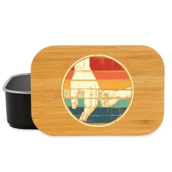 Händchen halten Regenbogenkreis - Lunch Box - Schwarz - Vorne