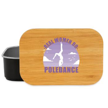 Pole Dance Tänzerin Poledancing Stange Geschenk - Lunch Box - Schwarz - Vorne