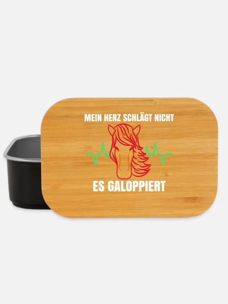 Cool Haflinger Islandpferde Galopp Statement - Lunch Box - Schwarz