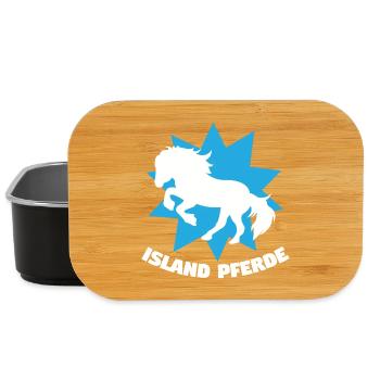 Islandpferde Tölt Galopp Trab Pferde Spruch Pferde - Lunch Box - Schwarz - Vorne
