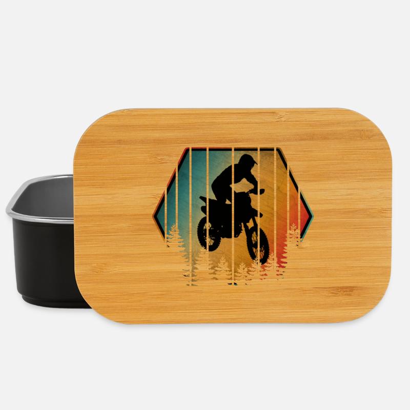VINTAGE MOTOCROSS - Lunch Box - black