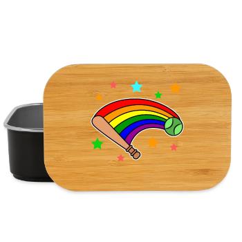 Lgbt Parade Rainbow Flag Sexuality Bisexual - Lunch Box - black - Front