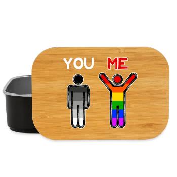 Same-sex partnership LGBT relationship - Lunch Box - black - Front