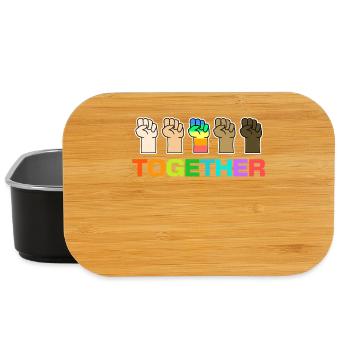 Transgender slogan LGBT rights of homosexuals - Lunch Box - black - Front