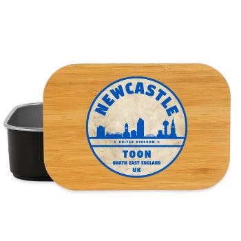 Newcastle Toon Skyline Badge - Lunch Box - black - Front