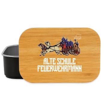 Firefighter Statement Fire Brigade Professional Fire Brigade - Lunch Box - black - Front
