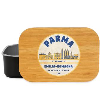 Parma Skyline Emilia Romagna Sticker - Lunch Box - Schwarz - Vorne