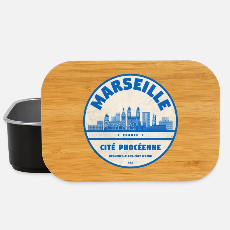 Marseille - Boîte à goûter - noir