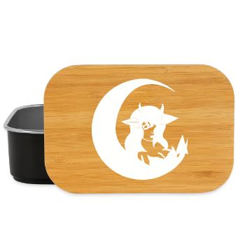 Mangastil, Teufelin mit Mondsichel - Lunch Box - Schwarz - Vorne