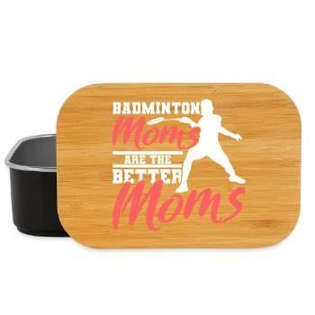 Badminton Mama - Boîte à goûter - noir - Devant