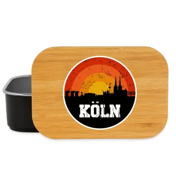 Köln Skyline - Lunch Box - Schwarz - Vorne