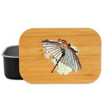 japanischer Sonnenschirm und Burunduk - Lunch Box - Schwarz - Vorne