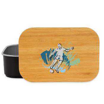 Cool design for the whole football team - Lunch Box - black - Front