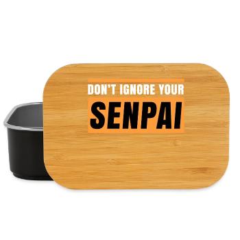 Anime Statement Asiatisch Comic Manga Geek Kanji - Lunch Box - Schwarz - Vorne
