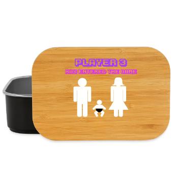 Elternteil Schwanger Statement Familienglück Baby - Lunch Box - Schwarz - Vorne