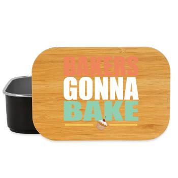 Baking Bakers Gonna Bake - Lunch Box - black - Front