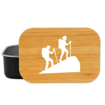 Via ferrata Hikers Mountain peaks Hiking Hike - Lunch Box - black - Front