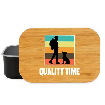 Natur Wanderer Wandern Berggipfel Statement Touren - Lunch Box - Schwarz - Vorne