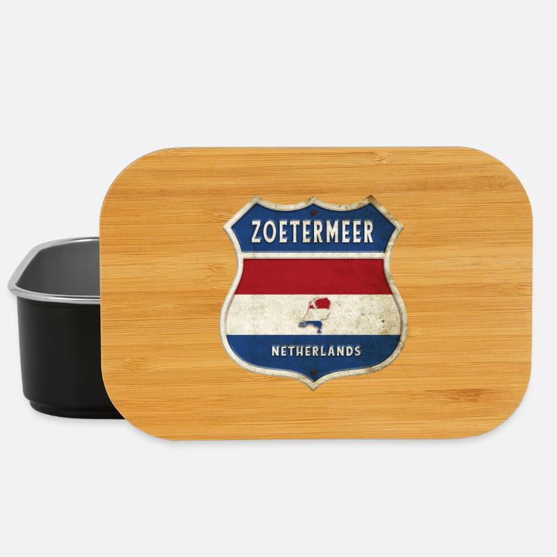 Zoetermeer Niederlande Wappen Design - Lunch Box - Schwarz