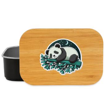 Sleeping Panda - Lunch Box - Schwarz - Vorne