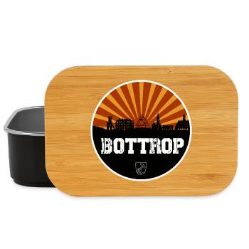 Bottrop Retro Skyline - Lunch Box - black - Front