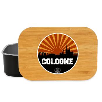 Cologne Retro Skyline - Lunch Box - Schwarz - Vorne