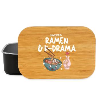 Angetrieben von Ramen und K-Drama - Lunch Box - Schwarz - Vorne