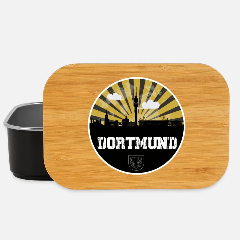 Dortmund Skyline Heimspiel - Lunch Box - Schwarz