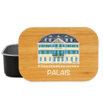 Bonn, Fürstenbergisches Palais,  handgezeichnet - Lunch Box - Schwarz - Vorne