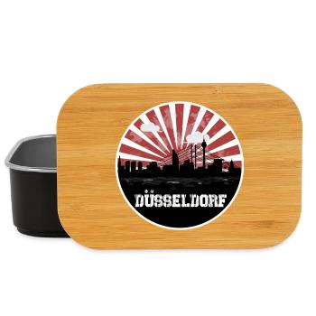 Dusseldorf Skyline Home Game - Lunch Box - black - Front