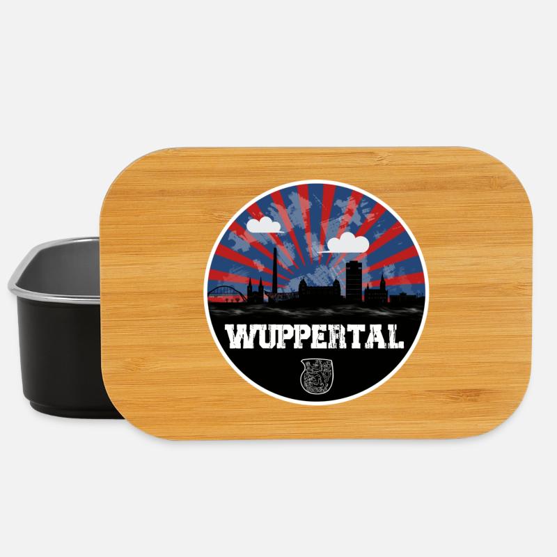 Wuppertal Skyline Heimspiel - Lunch Box - Schwarz
