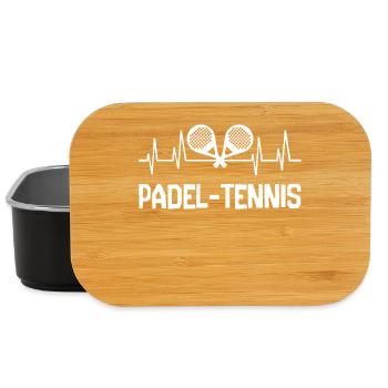 Sport Padel Tennis Padel Game Player Racket - Lunch Box - black - Front
