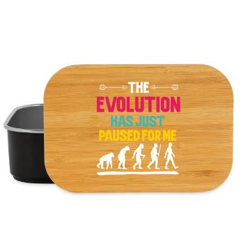 The Evolution Has Just Paused For Me - Lunch Box - black - Front