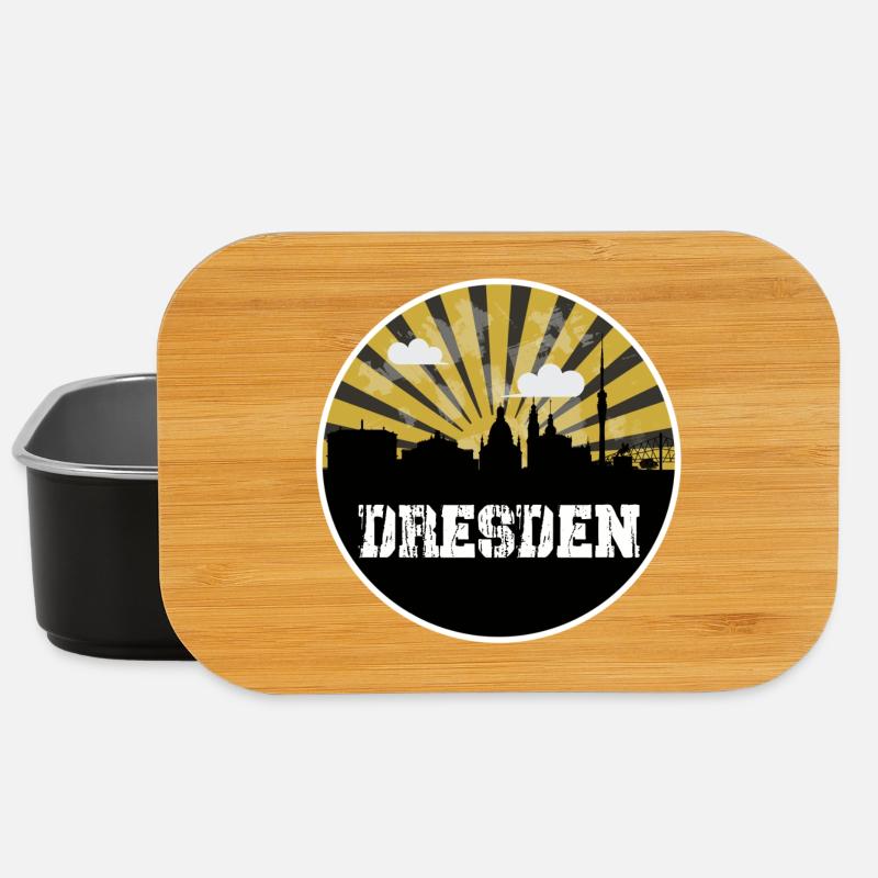Dresden Skyline Heimspiel - Lunch Box - Schwarz