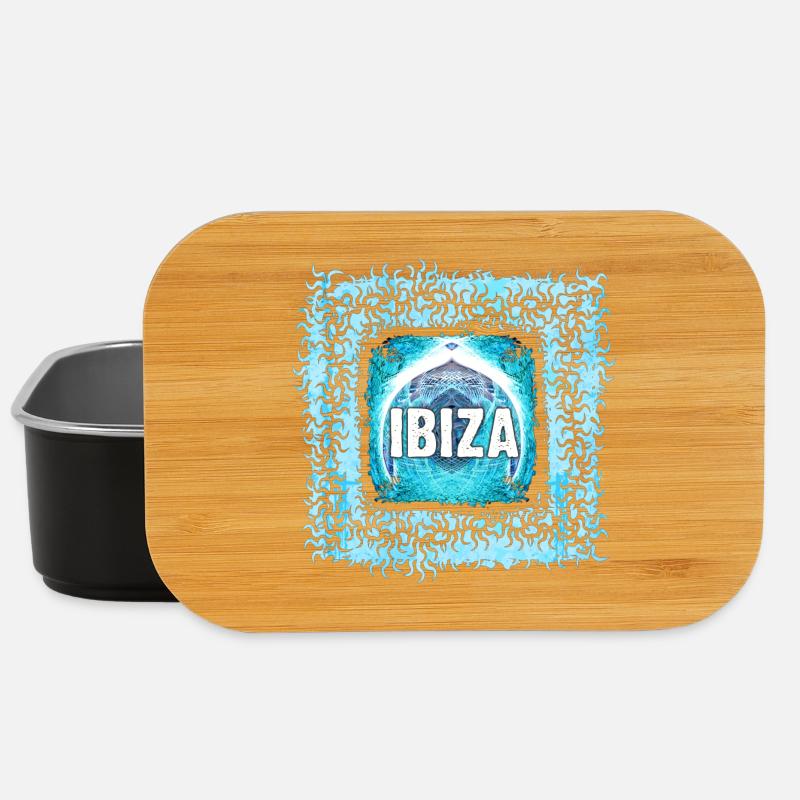 Ibiza Elektronik Kunst Design - Lunch Box - Schwarz