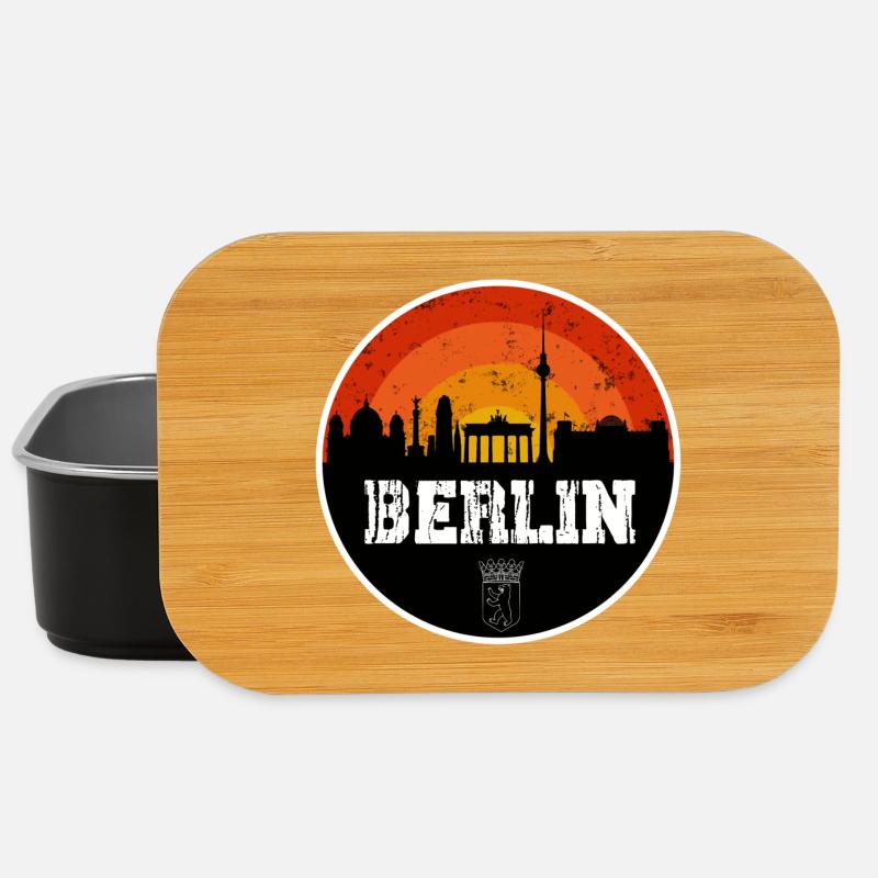 Berlin Skyline Original - Lunch Box - Schwarz