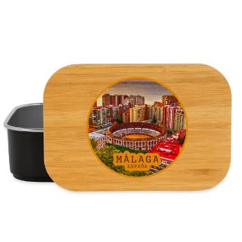 Malaga Bullring Panorama - Lunch Box - black - Front