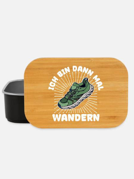Wanderer Wandern Statement Klettern Naturliebhaber - Lunch Box - Schwarz