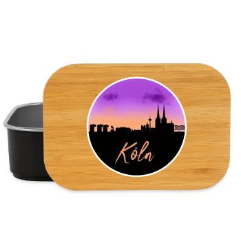 Köln Fine Skyline - Lunch Box - Schwarz - Vorne
