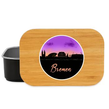 Bremen Fine Skyline - Lunch Box - Schwarz - Vorne