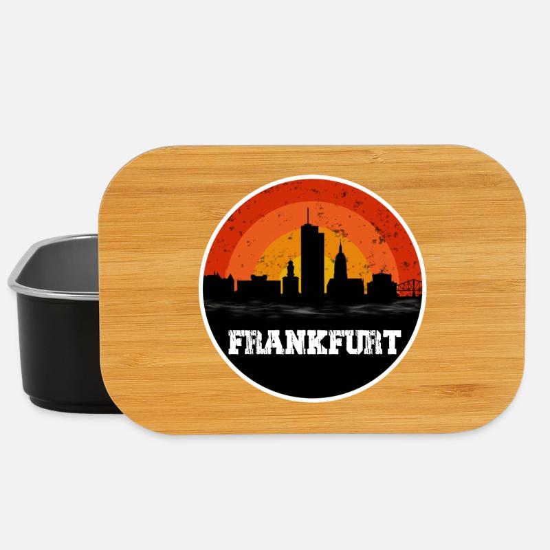 Frankfurt Skyline - Lunch Box - Schwarz