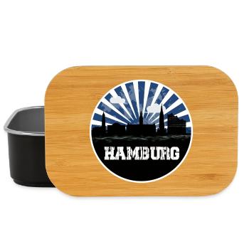 Hamburg Home Game Skyline - Lunch Box - black - Front