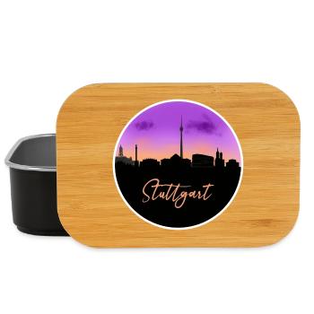 Stuttgart Fine Skyline - Lunch Box - Schwarz - Vorne