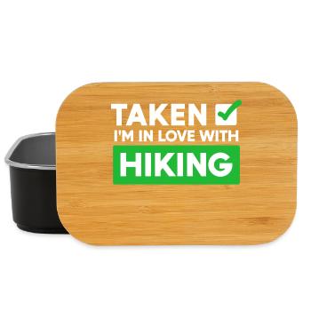 Hiker Statement Hike Hiking Mountain Hiking - Lunch Box - black - Front