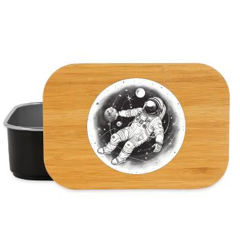 Astronaut - Lunch Box - black - Front